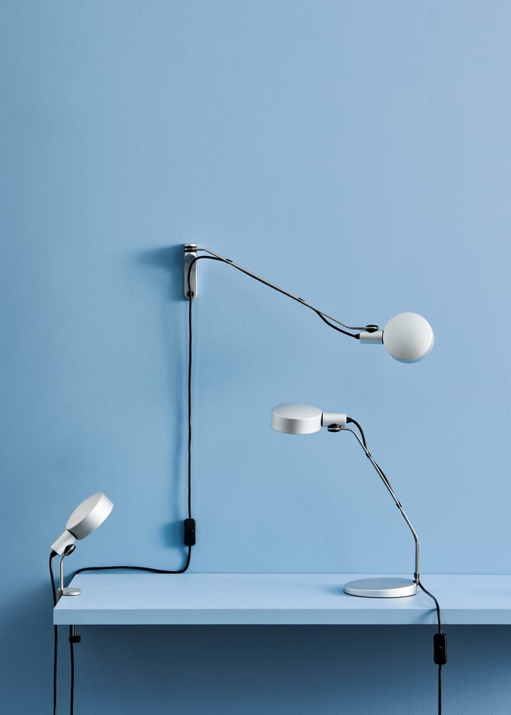 Lampa stołowa Cupola Desk 40,8 cm, Clear anodised HAY
