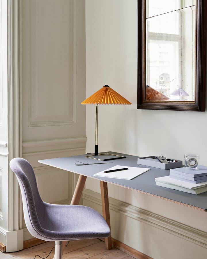Lampa stołowa Matin Ø38 cm, Żółty odcień HAY