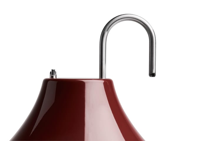 Lampa stołowa Mousqueton przenośna 30,5 cm, Iron red HAY
