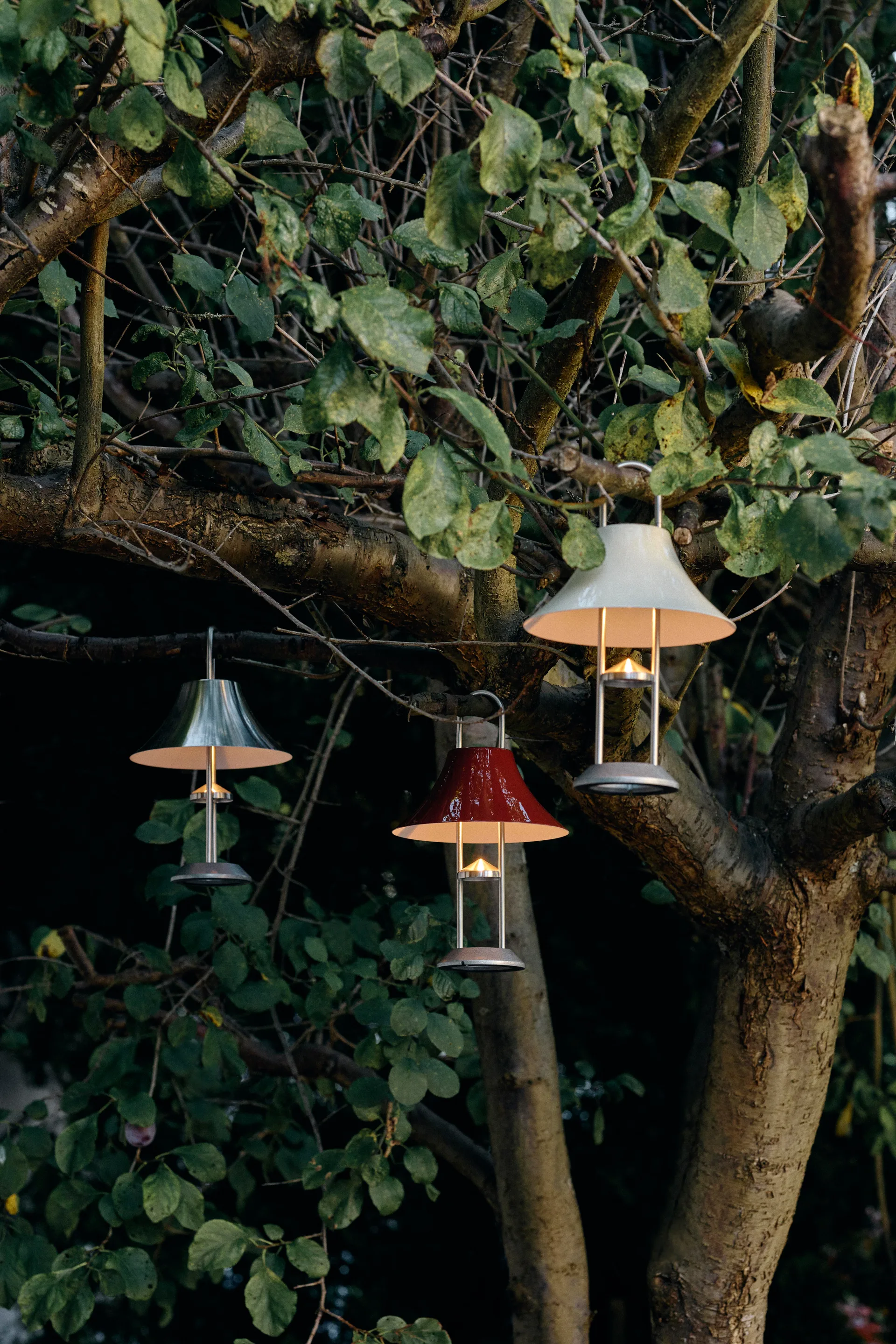 Lampa stołowa Mousqueton przenośna 30,5 cm, Iron red HAY