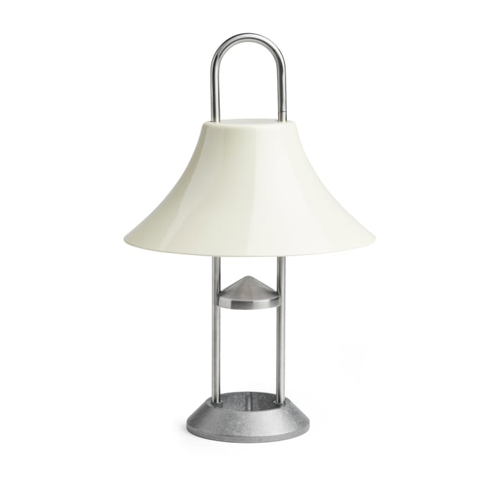 Lampa stołowa Mousqueton przenośna 30,5 cm - Oyster white - HAY
