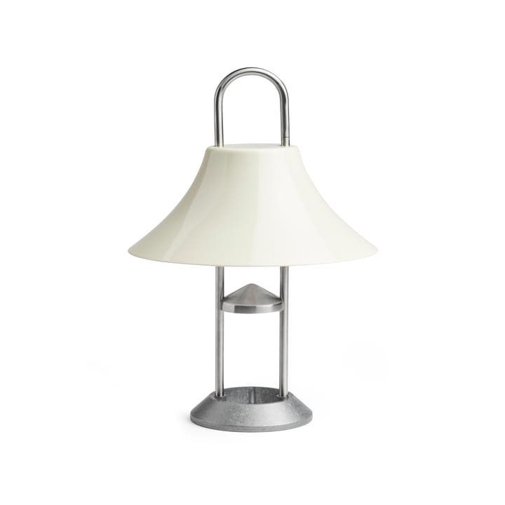 Lampa stołowa Mousqueton przenośna - Oyster white - HAY