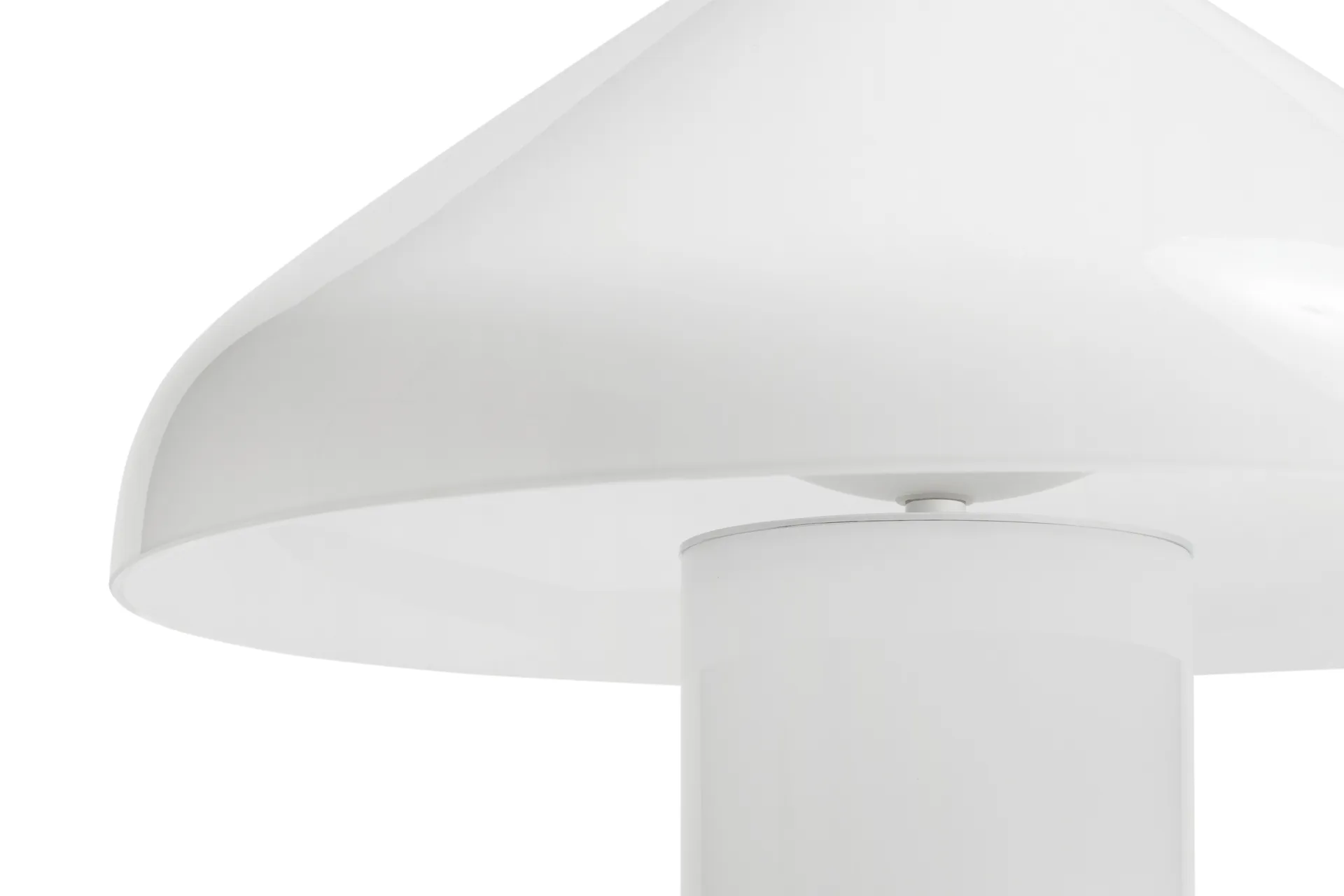 Lampa stołowa Pao Glass Ø35 cm, Białe szkło opalowe HAY