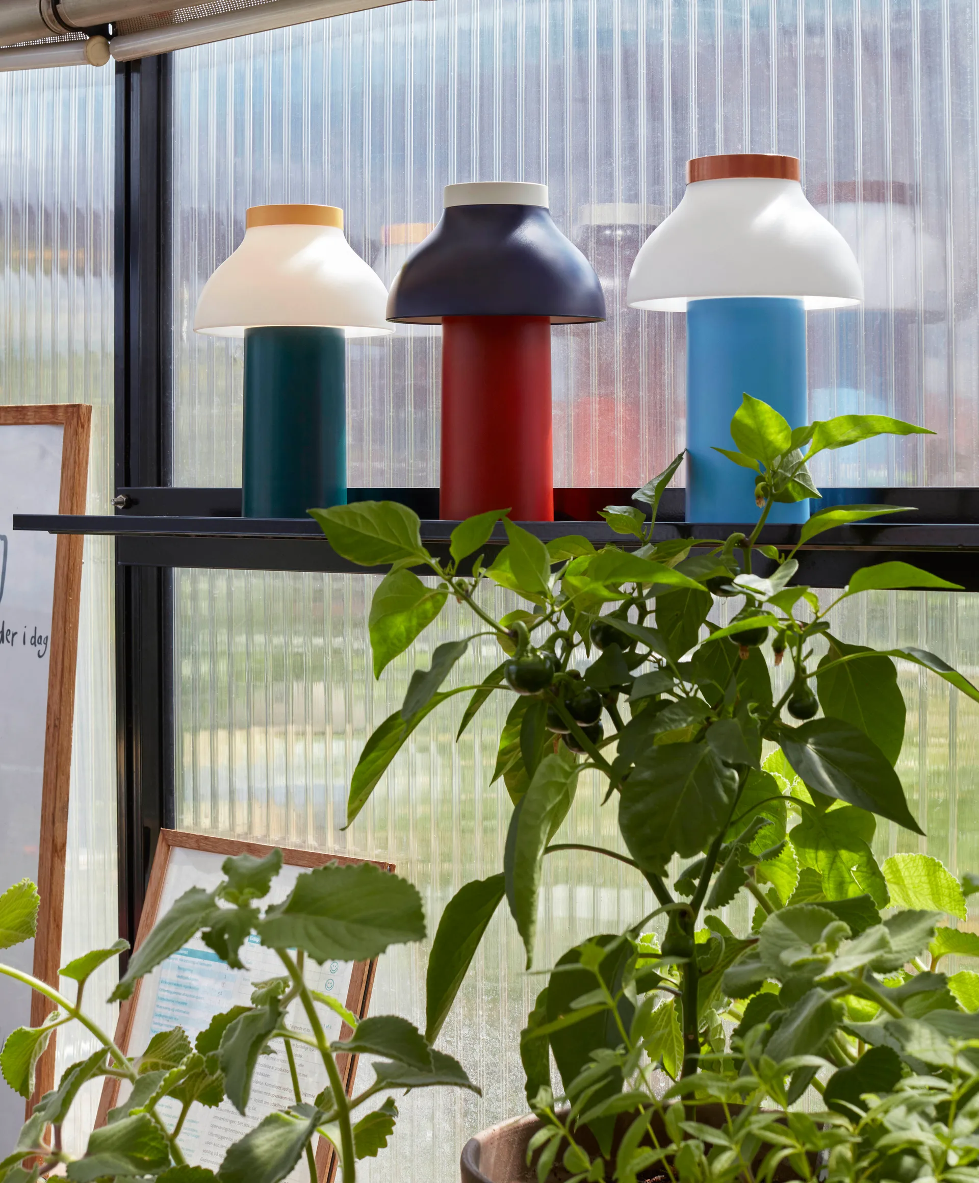 Lampa stołowa PC Portable, Dusty red HAY