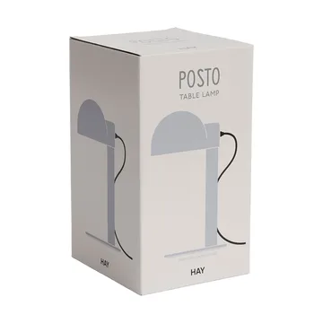 Lampa stołowa Posto - Silver grey - HAY