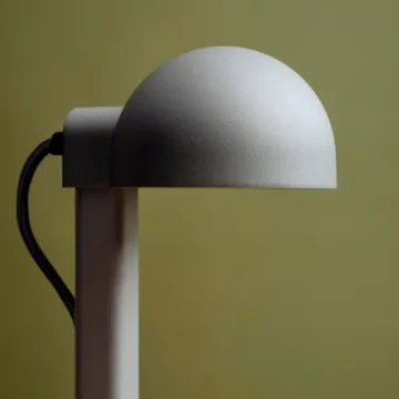 Lampa stołowa Posto - Silver grey - HAY