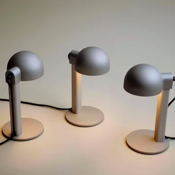 Lampa stołowa Posto - Silver grey - HAY