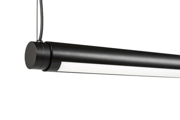 Lampa sufitowa Factor Linear Suspension 1500 Diffused - Soft black - HAY