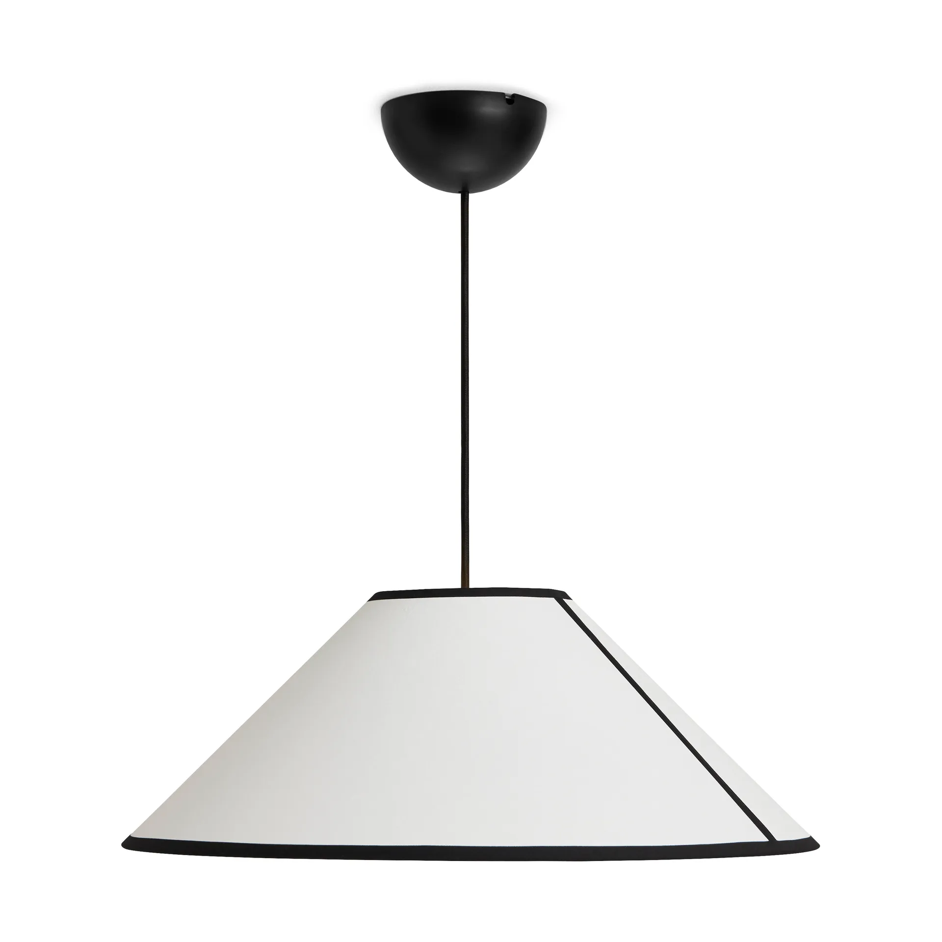 Lampa wisząca Ava Cone 50 cm, Biały HAY