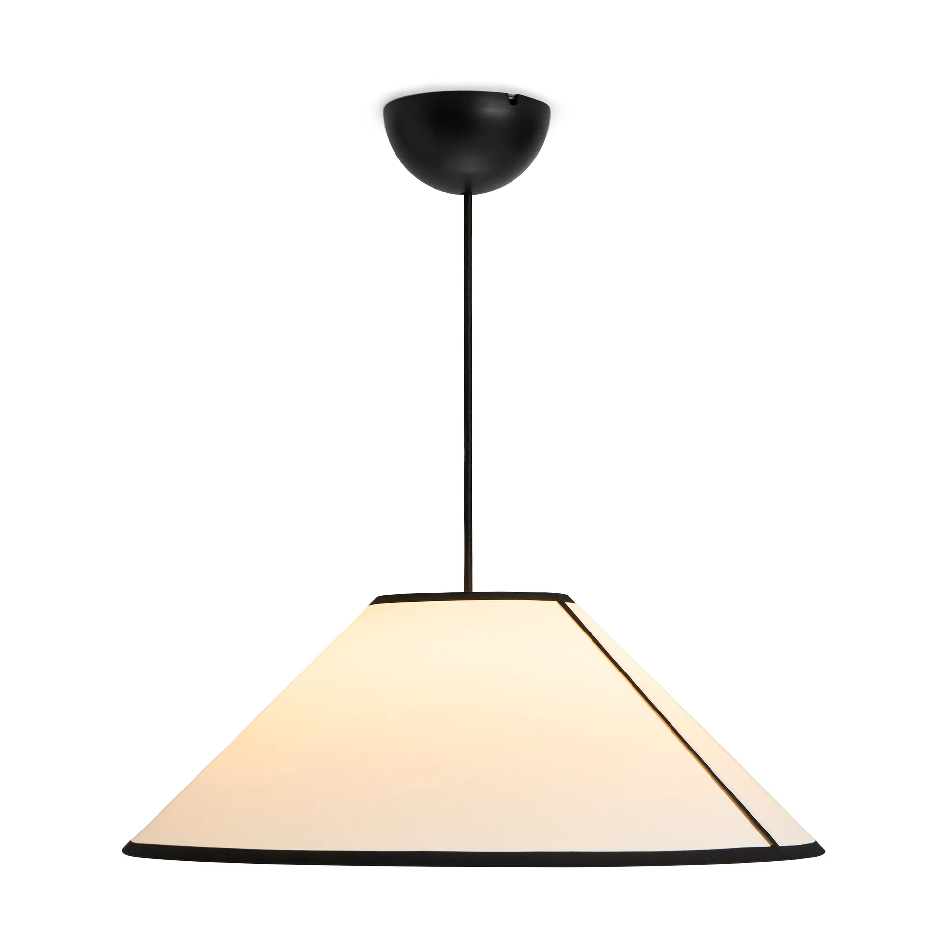 Lampa wisząca Ava Cone 50 cm, Biały HAY