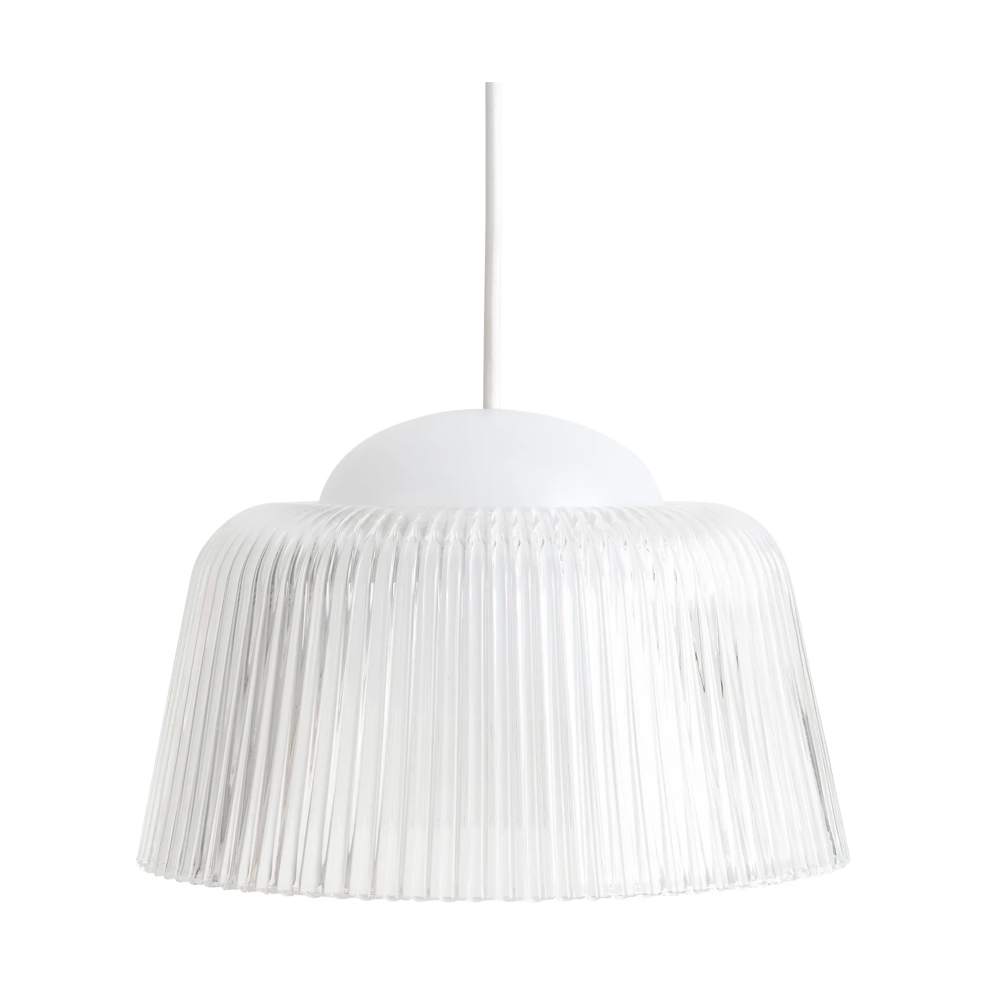 Lampa wisząca Brim Bottle Ø24,5 cm, Clear glass HAY