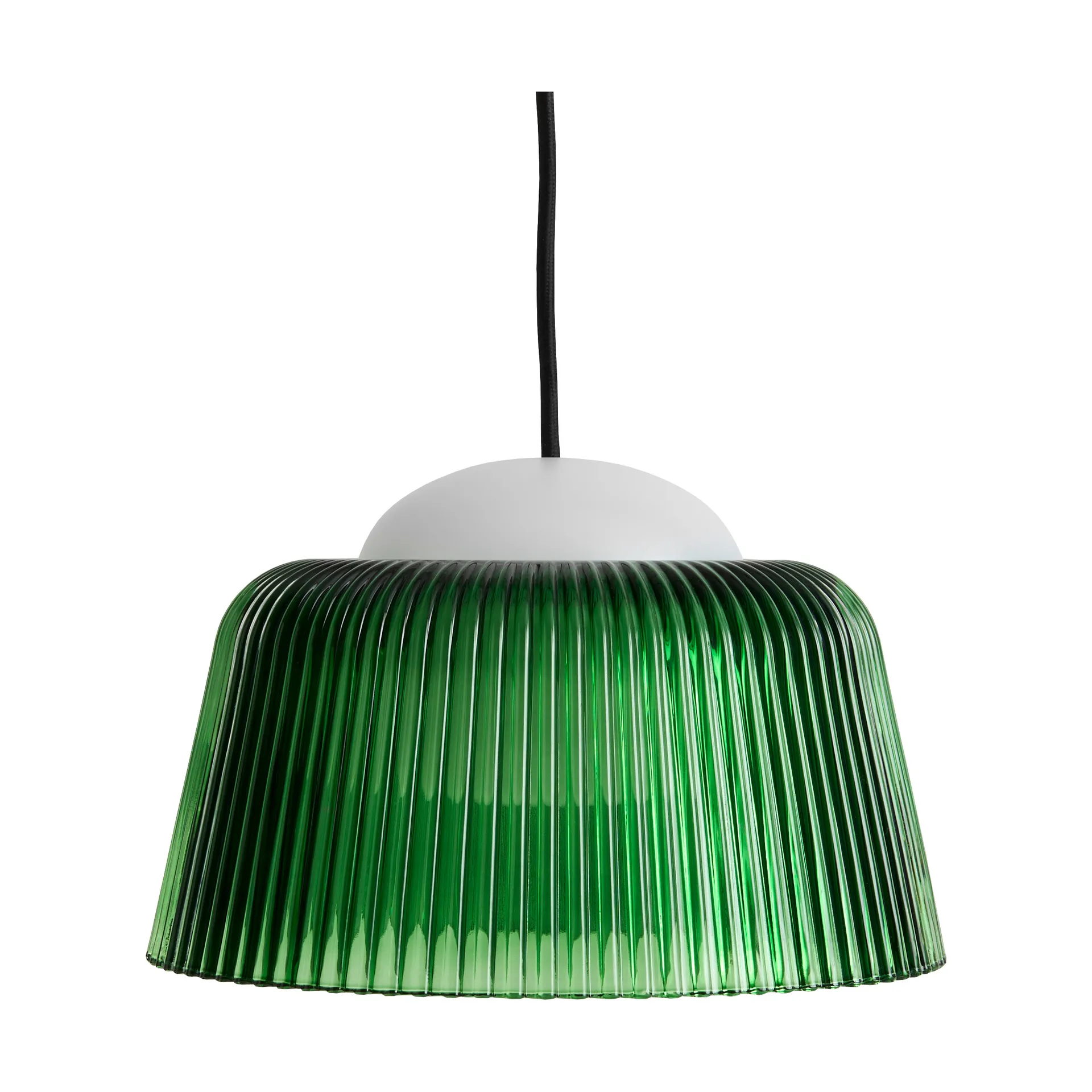 Lampa wisząca Brim Bottle Ø24,5 cm, Green glass HAY