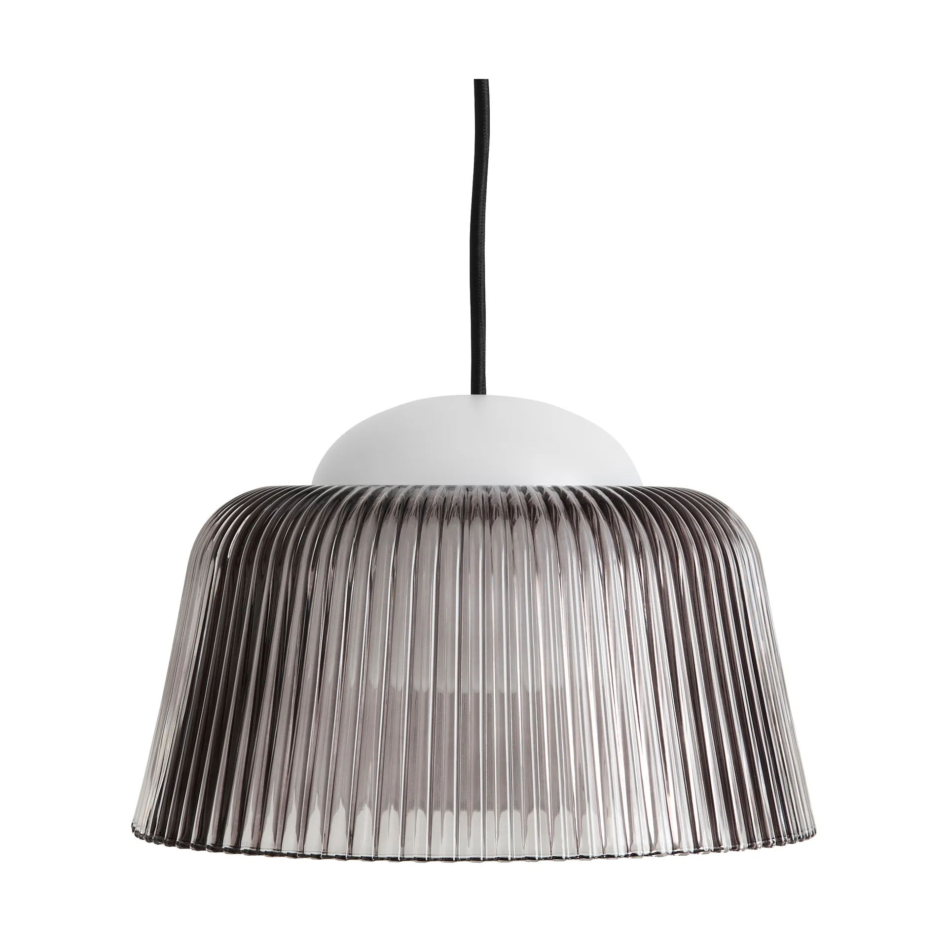 Lampa wisząca Brim Bottle Ø24,5 cm, Grey glass HAY