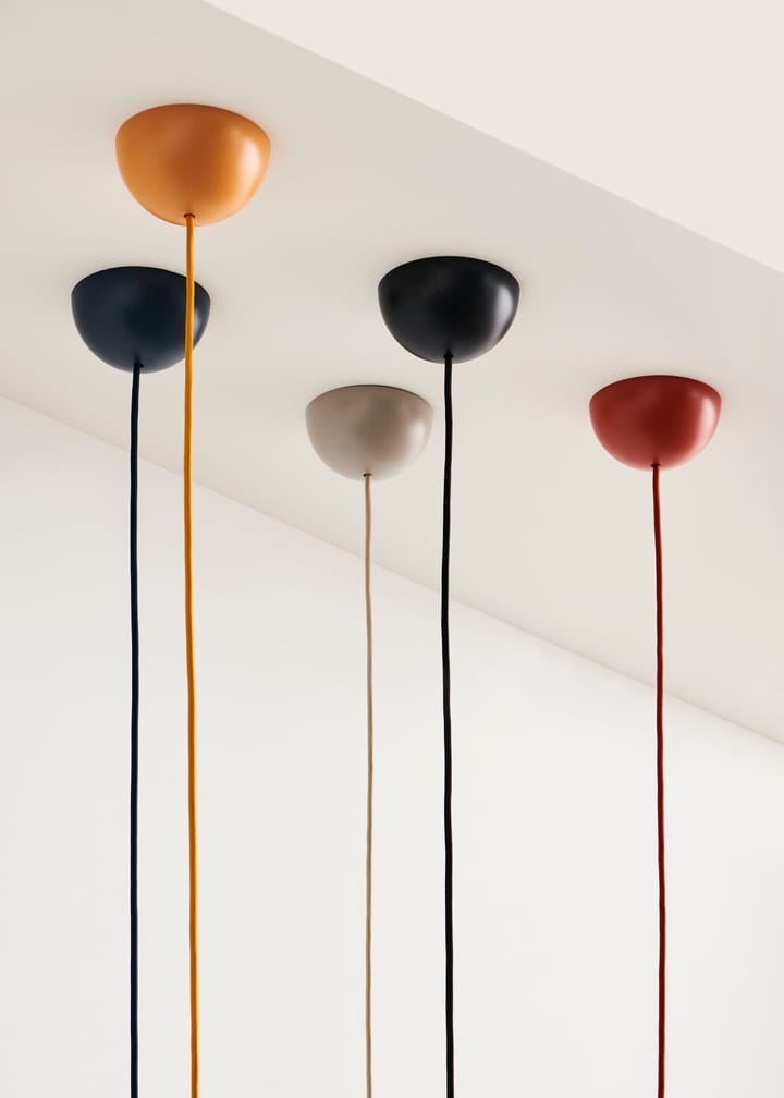Lampa wisząca Common Pendant Cord set Ø12 cm, Rusty red HAY