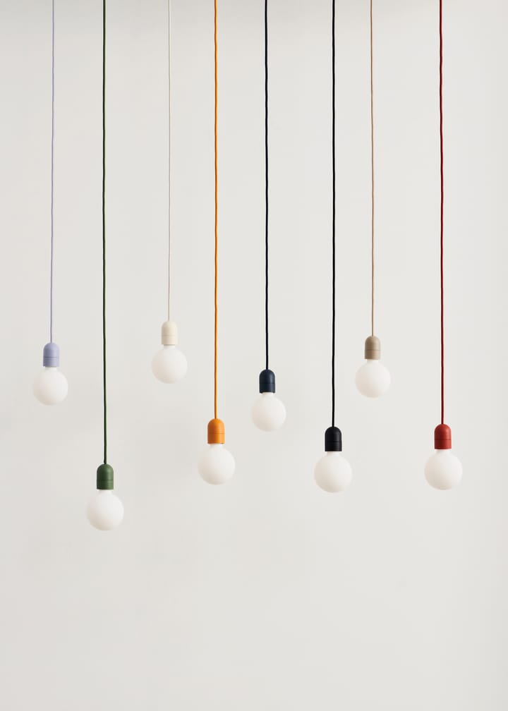 Lampa wisząca Common Pendant Cord set Ø12 cm, Rusty red HAY