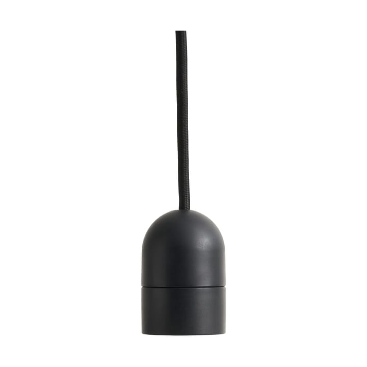 Lampa wisząca Common Pendant Cord set Ø12 cm - Soft black - HAY