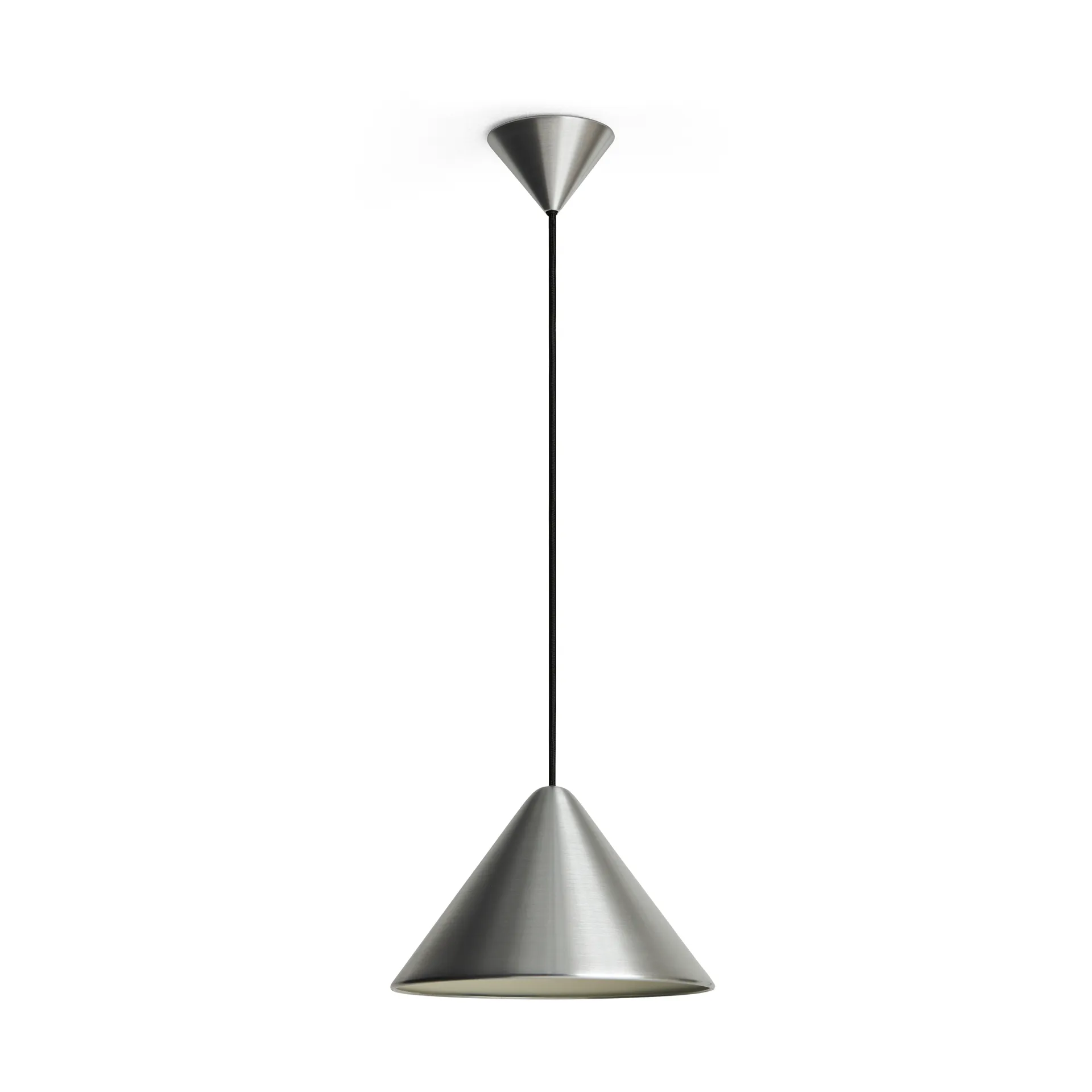 Lampa wisząca Compass 26 cm, Szczotkowany aluminium HAY