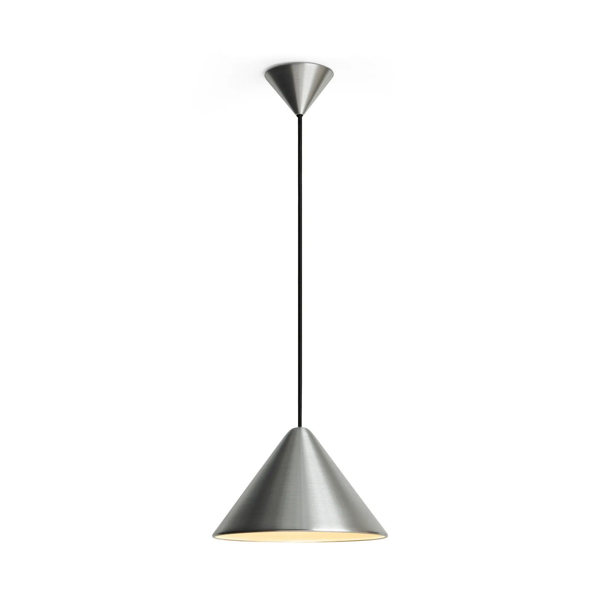 Lampa wisząca Compass 26 cm, Szczotkowany aluminium HAY