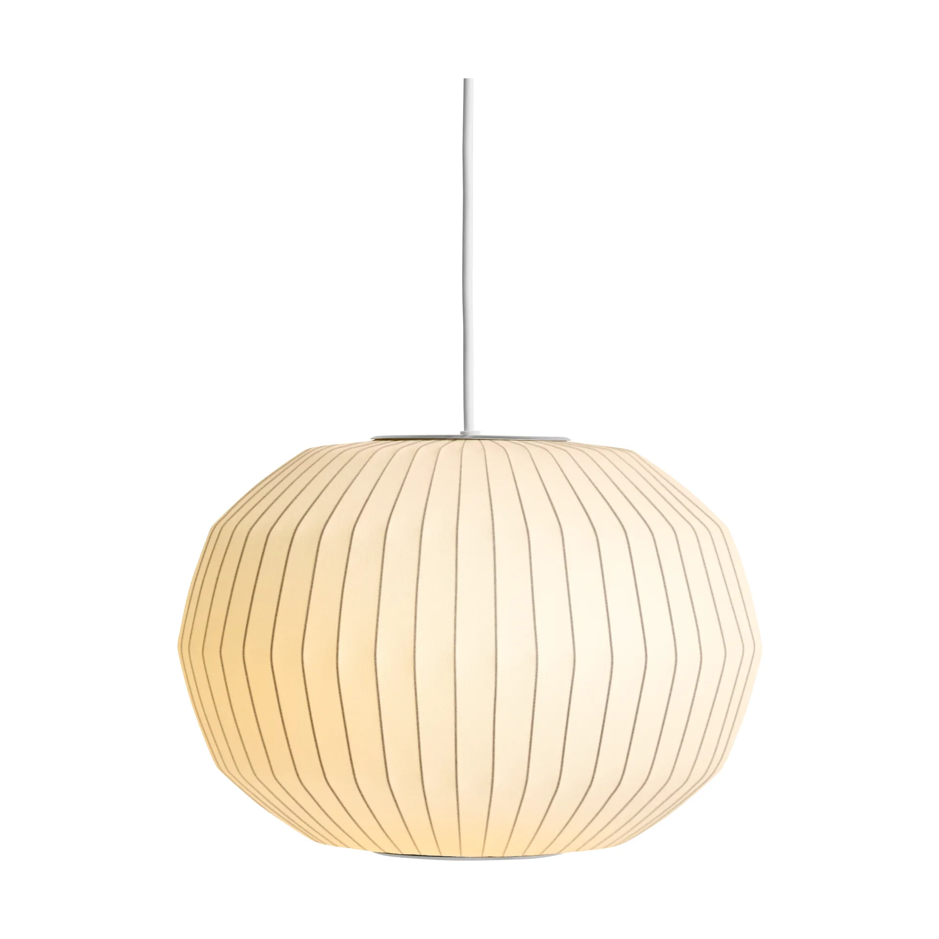 Lampa wisząca Nelson Bubble Angled Sphere S, Off white HAY