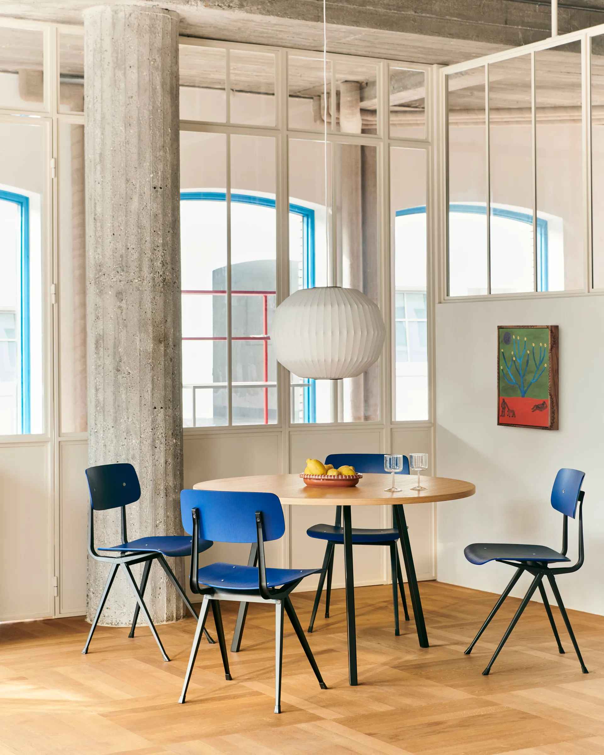 Lampa wisząca Nelson Bubble Angled Sphere S, Off white HAY