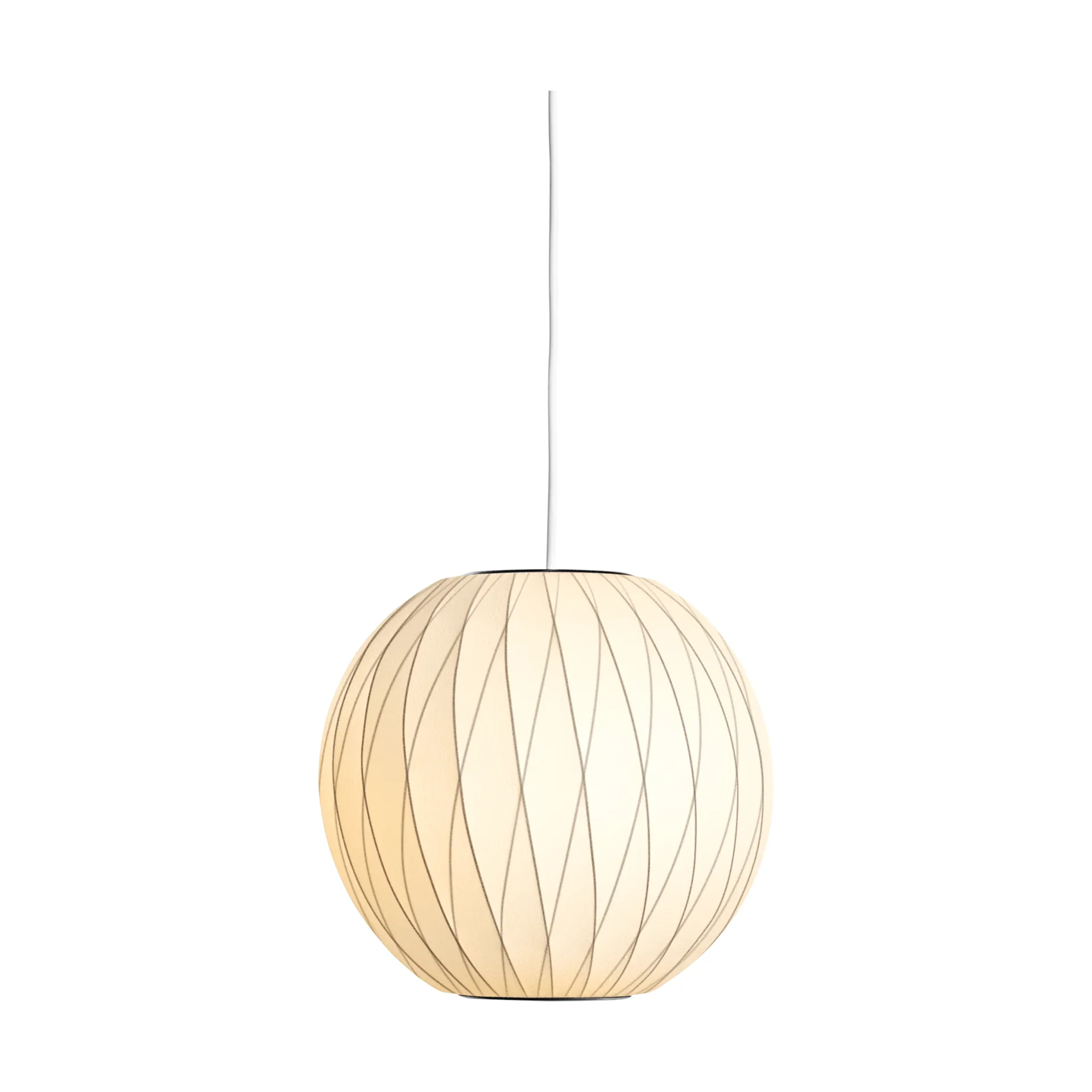 Lampa wisząca Nelson Bubble Ball crisscross S, Off white HAY