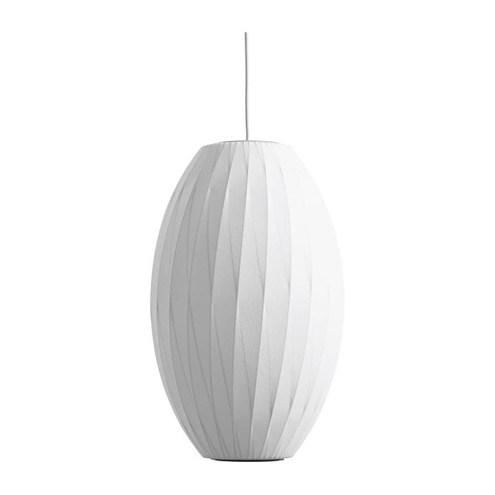 Lampa wisząca Nelson Bubble Cigar crisscross M - Off white - HAY