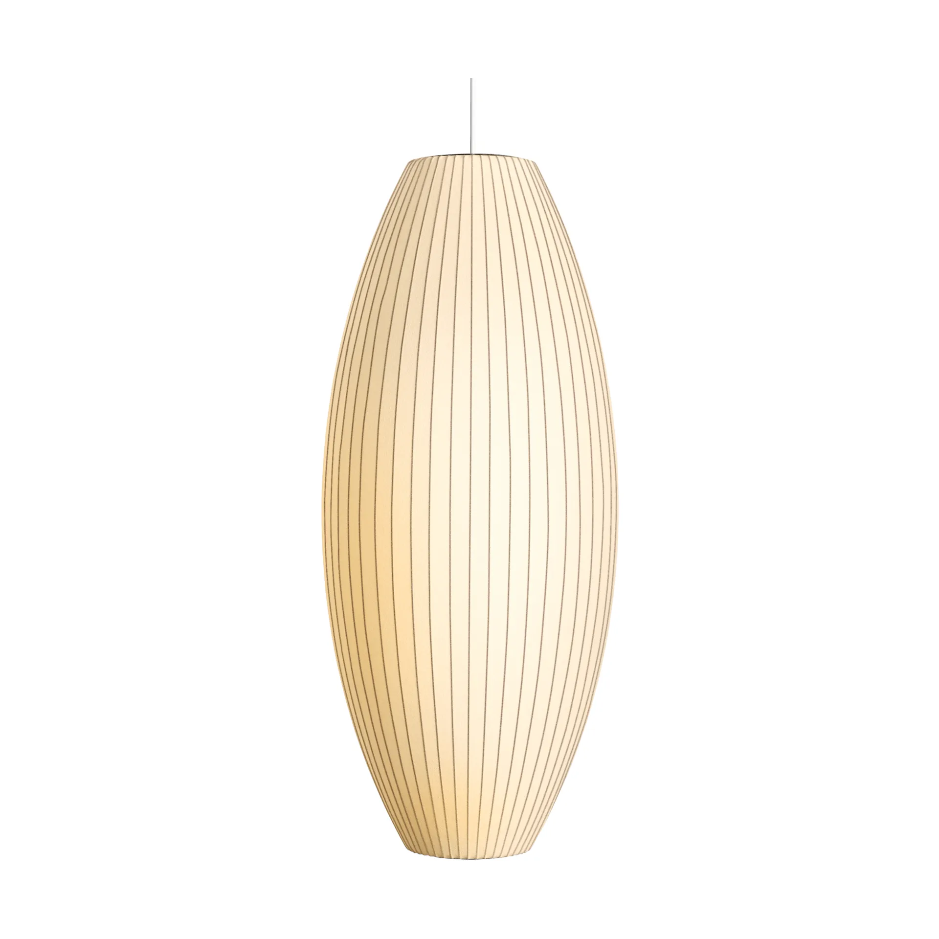 Lampa wisząca Nelson Bubble Cigar L, Off white HAY