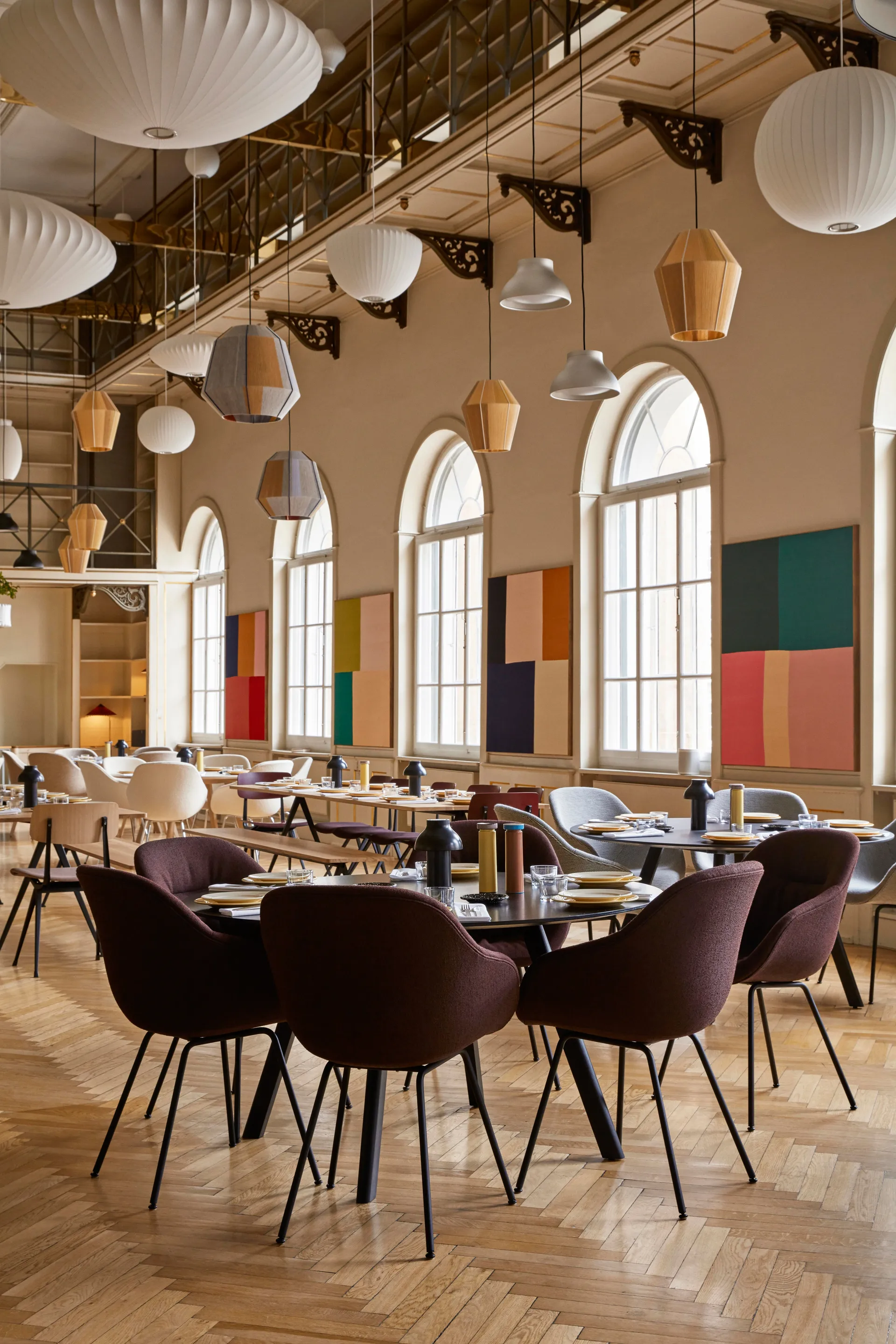 Lampa wisząca Nelson Bubble Saucer L, Off white HAY