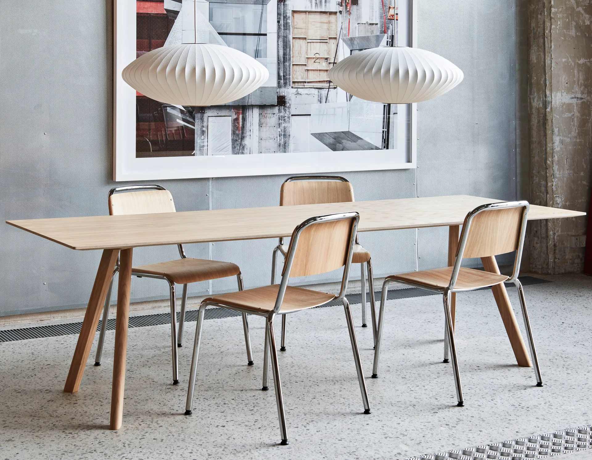 Lampa wisząca Nelson Bubble Saucer M, Off white HAY