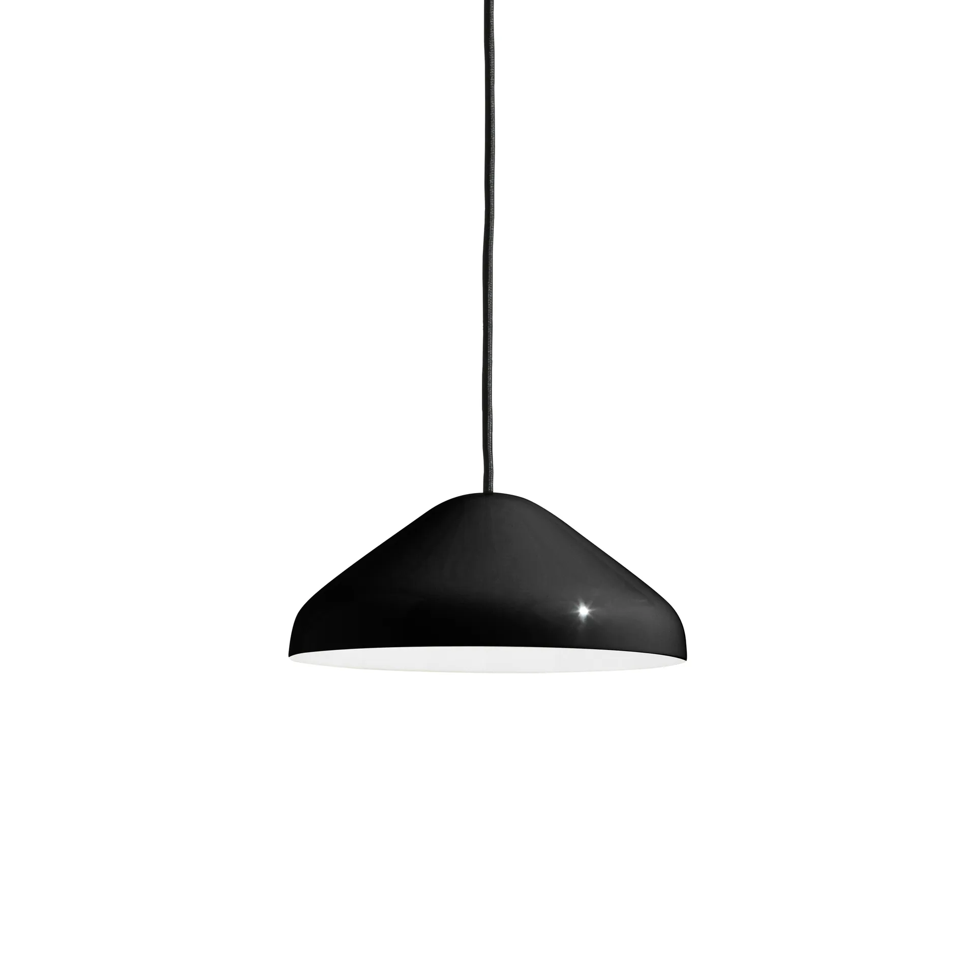 Lampa wisząca Pao Steel Ø23 cm, Soft black HAY