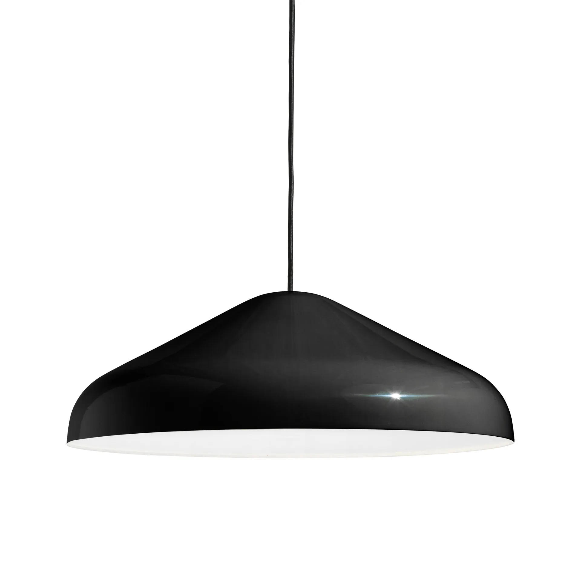 Lampa wisząca Pao Steel Ø47 cm, Soft black HAY