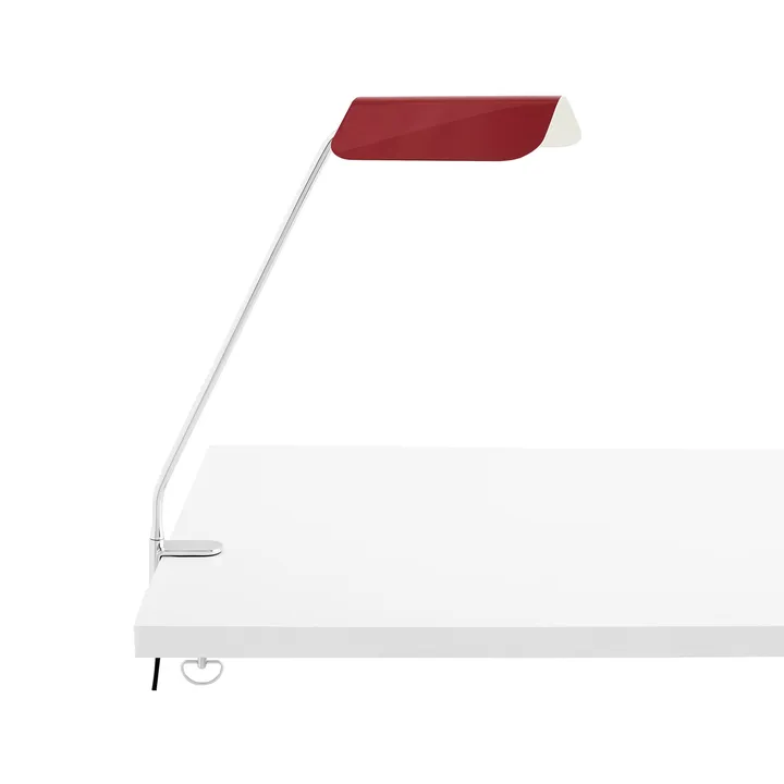 Lampka biurkowa Apex Clip - Maroon red - HAY