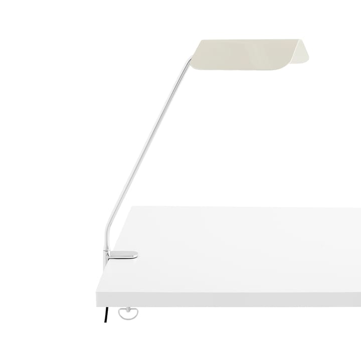 Lampka biurkowa Apex Clip - Oyster white - HAY