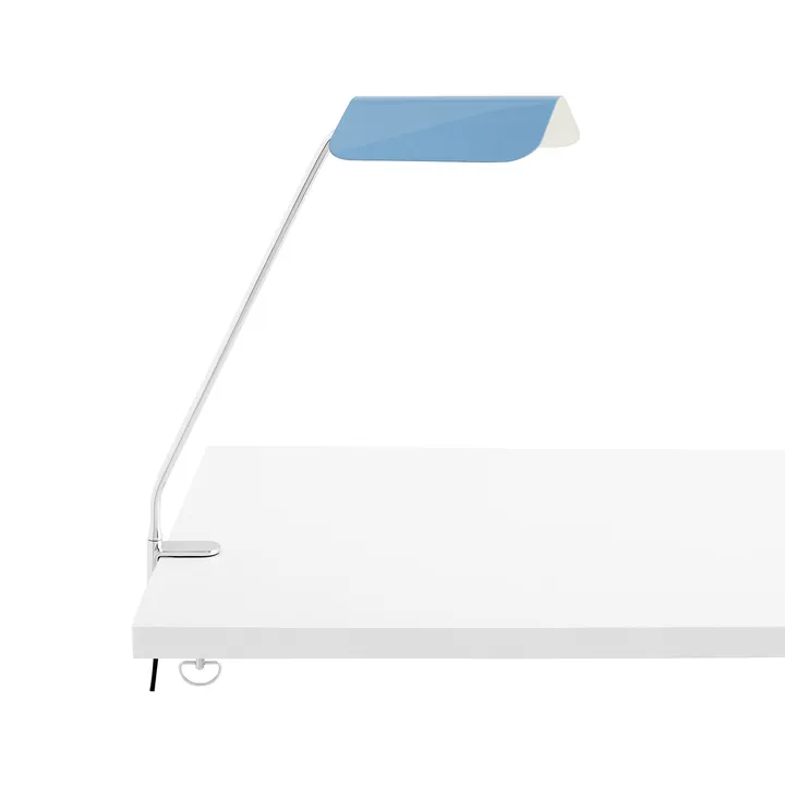 Lampka biurkowa Apex Clip - Pastel blue - HAY