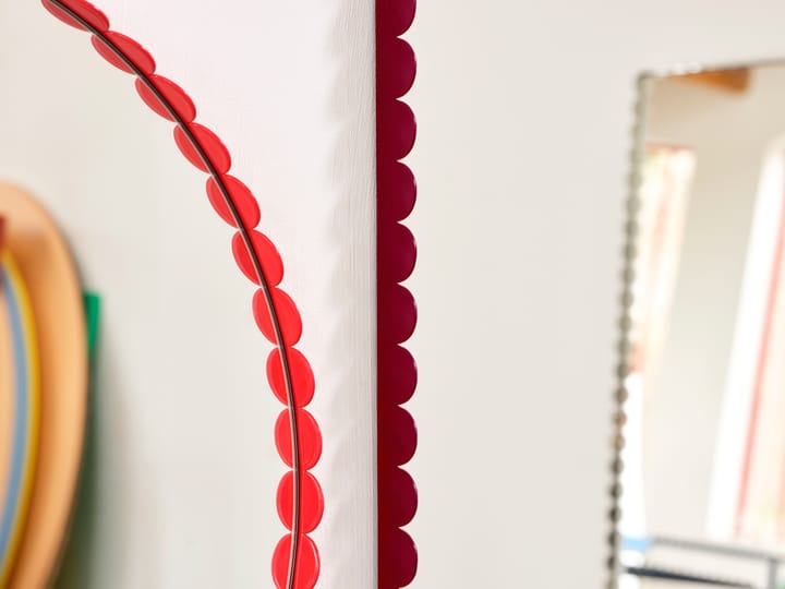 Lustro Arcs Mirror Ø60 cm, Red HAY