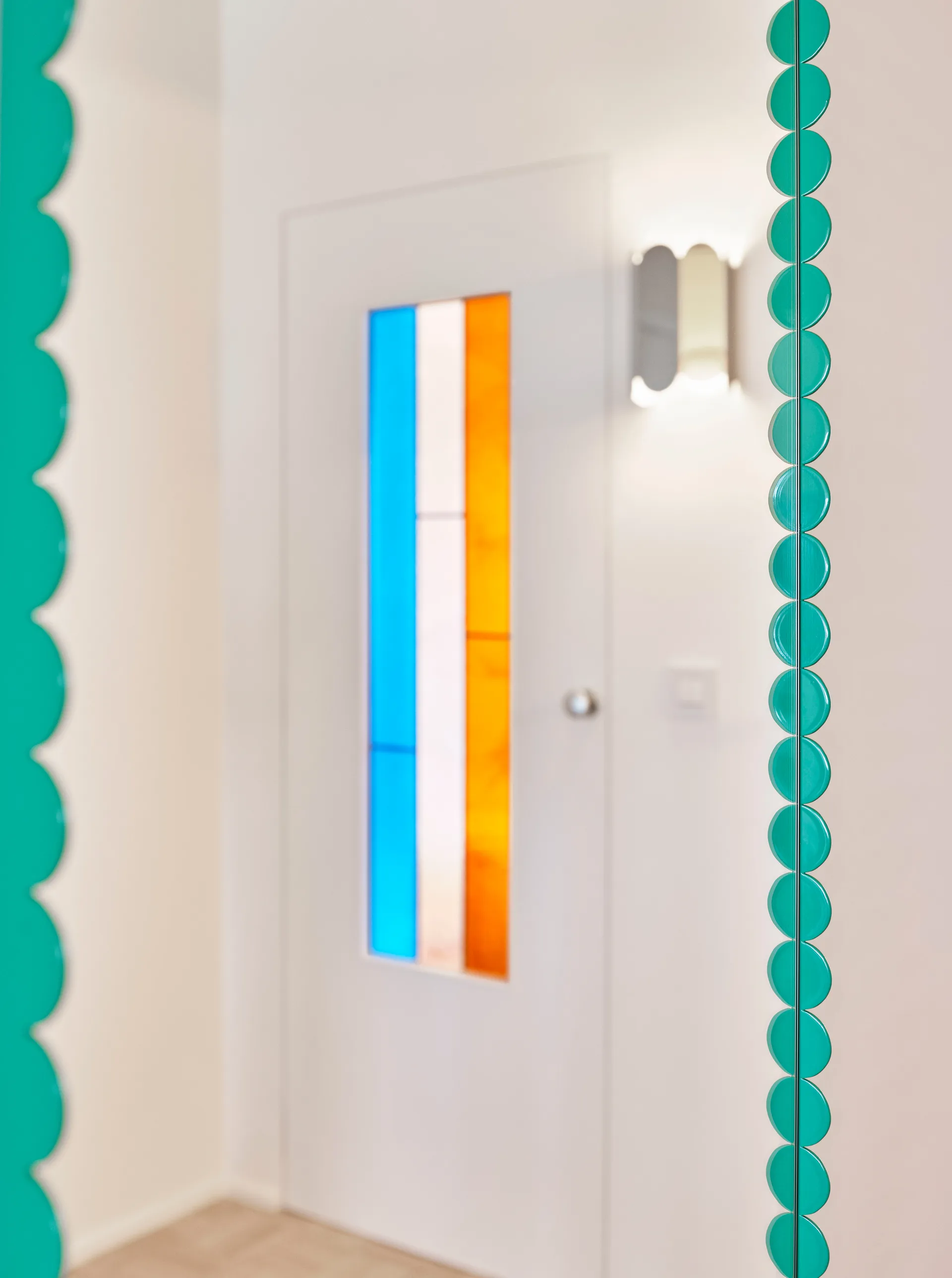 Lustro Arcs Mirror Rectangle M spegel 50x133,5 cm, Green HAY