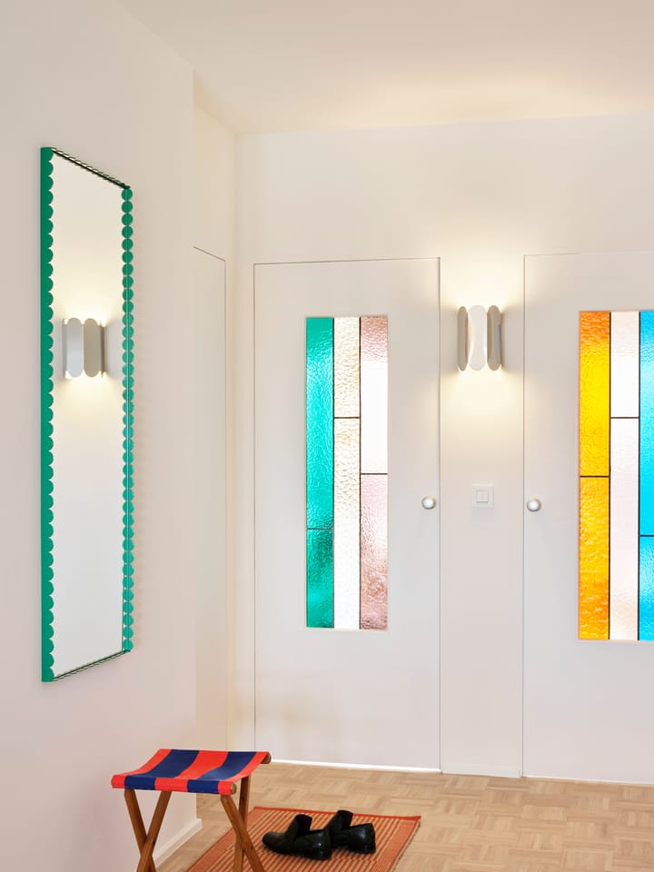 Lustro Arcs Mirror Rectangle M spegel 50x133,5 cm, Green HAY