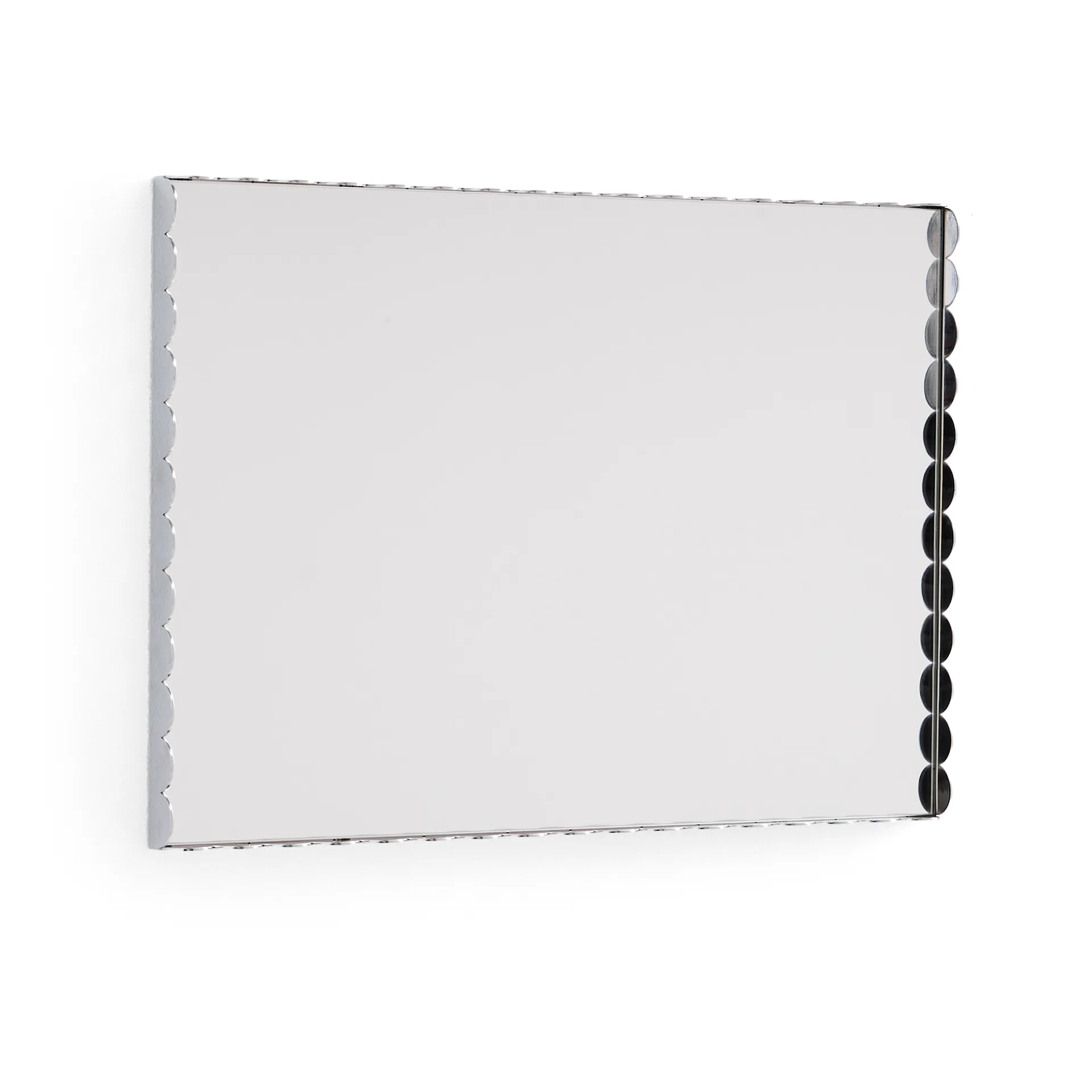Lustro Arcs Mirror Rectangle S 43,5x61,5 cm, Stal nierdzewna HAY