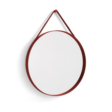 Lustro Strap Mirror Ø70 cm - Czerwony - HAY