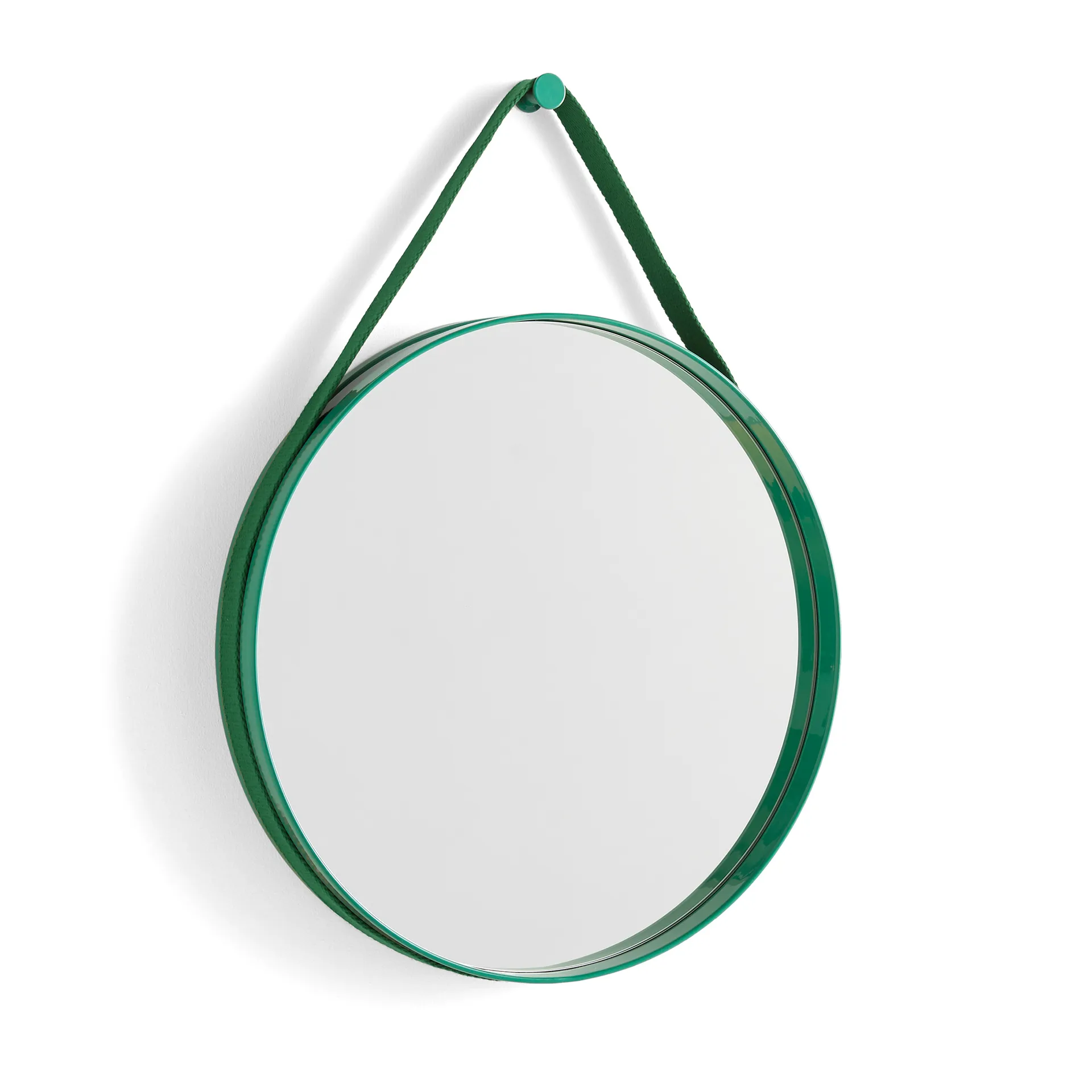 Lustro Strap Mirror, Green HAY