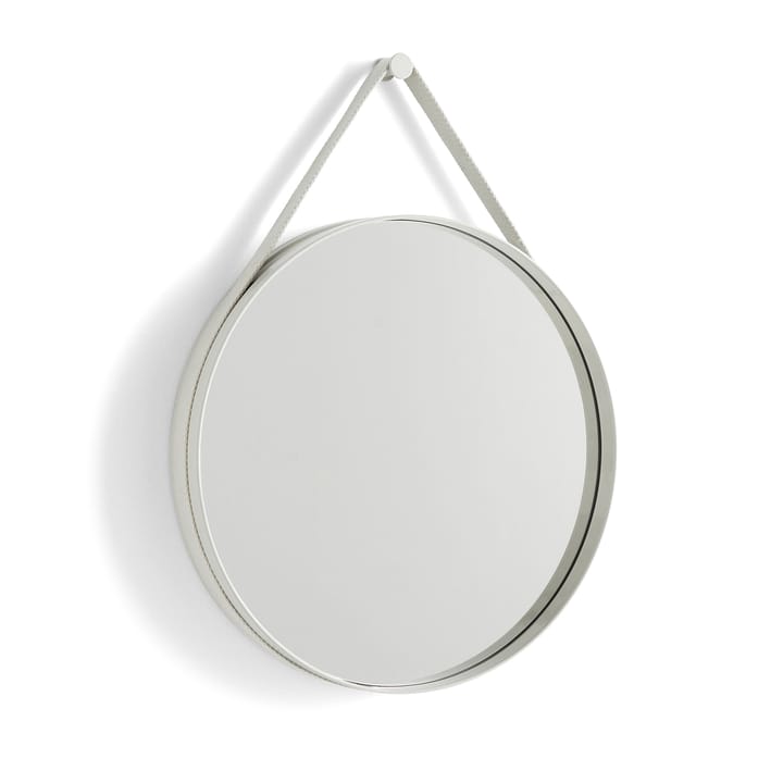 Lustro Strap Mirror - Light grey - HAY