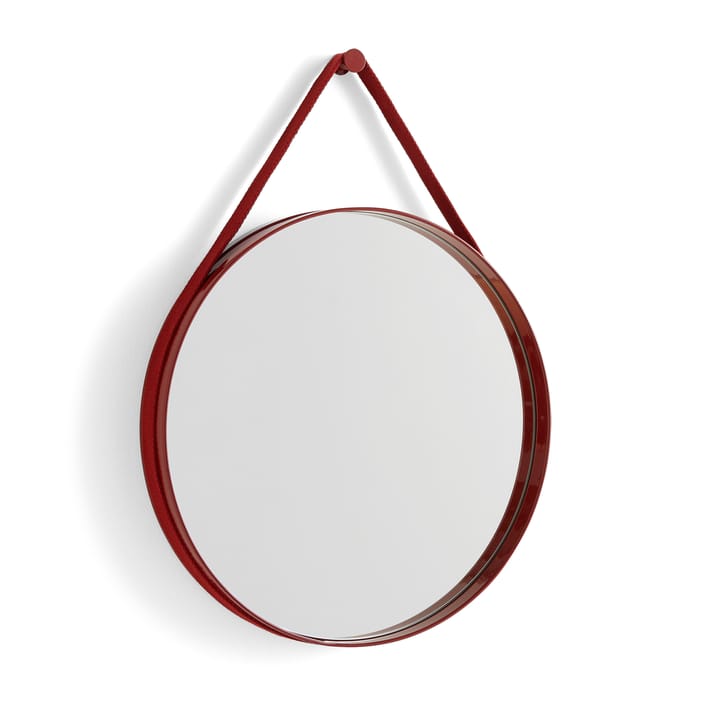 Lustro Strap Mirror - Red - HAY