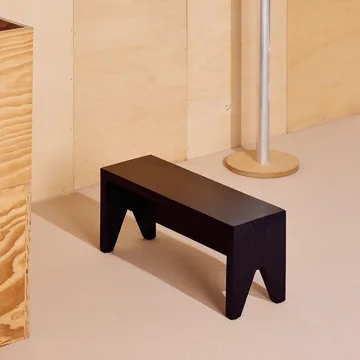 Manolito Long stołek - Black, 60 cm - HAY