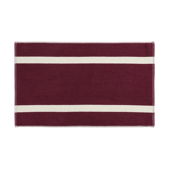 Mata łazienkowa Stripe - Burgundy, 50x80 cm - HAY