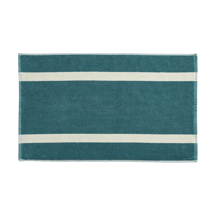 Mata łazienkowa Stripe - Petrol blue, 50x80 cm - HAY