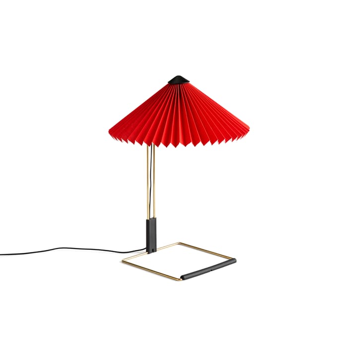 Matin lampa stołowa Ø30 cm - Bright red shade - HAY