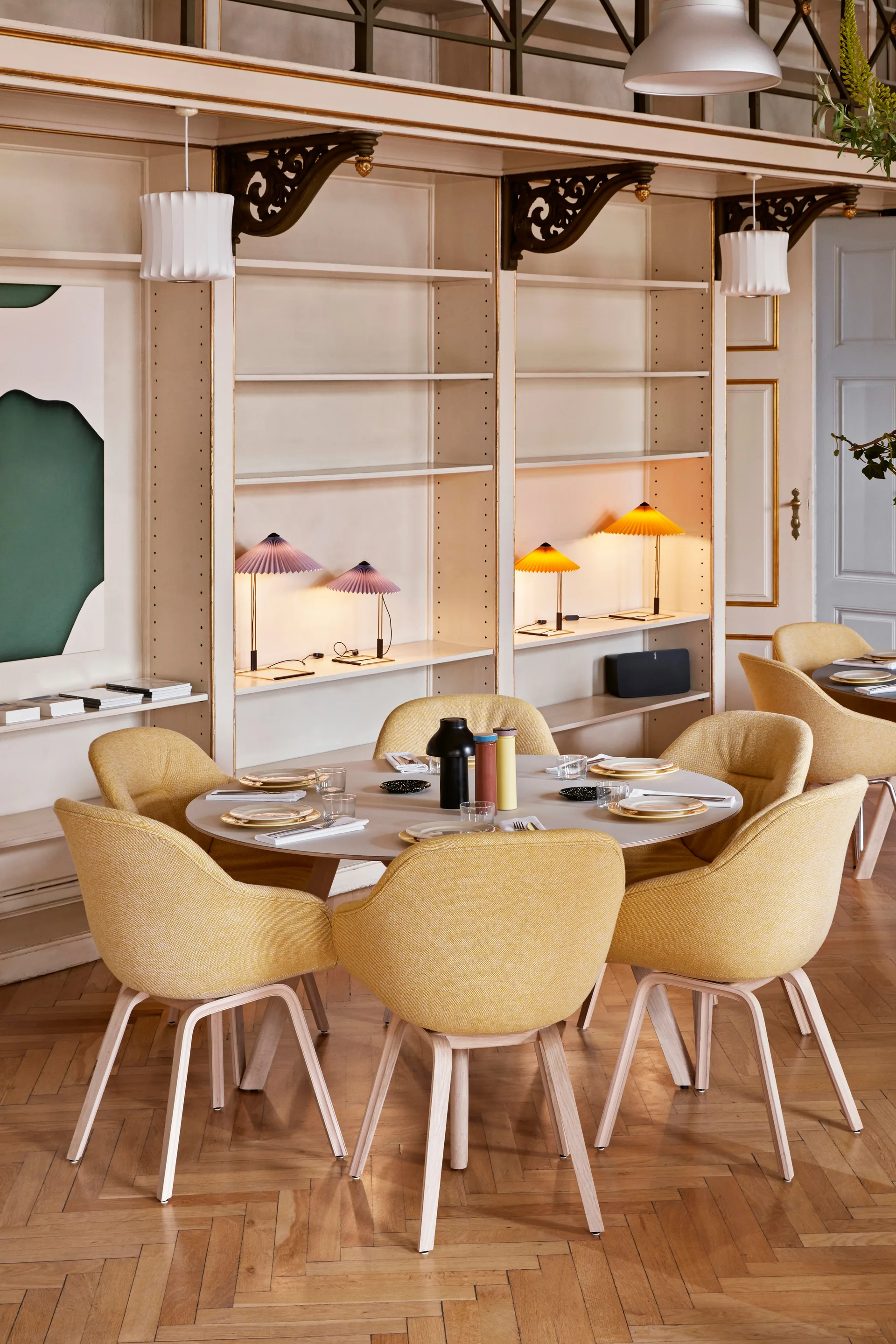 Matin lampa stołowa Ø30 cm, Lavender shade HAY