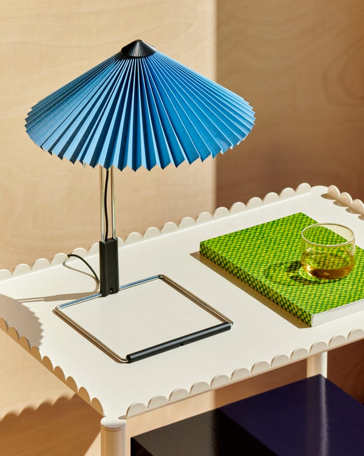 Matin lampa stołowa Ø30 cm, Placid blue-steel HAY