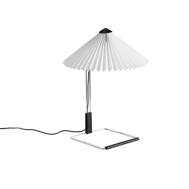Matin lampa stołowa Ø30 cm - White-steel - HAY