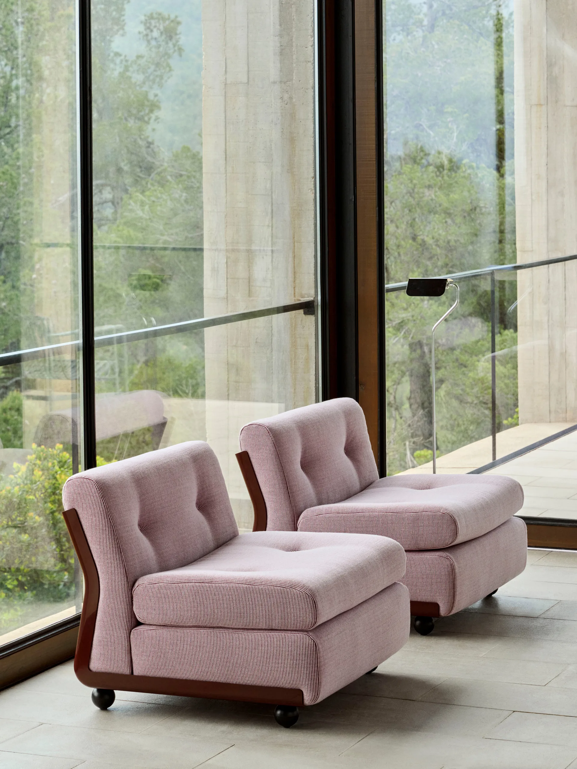 Moduł sofy Amanta, Burgundy red-yuma 1851, 1-siedziska/fotel HAY